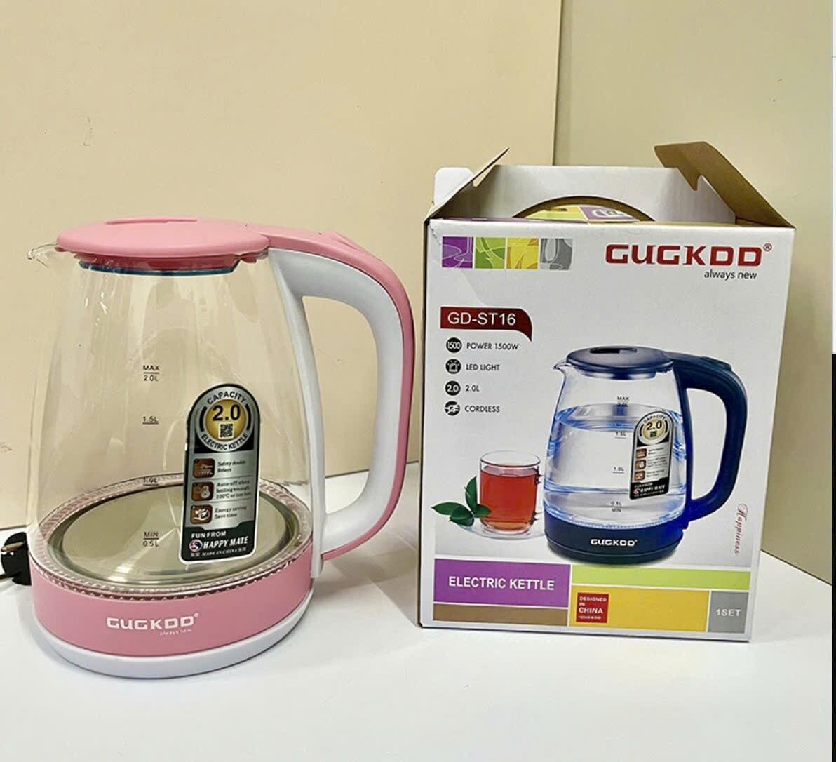 Ấm siêu tốc thuỷ tinh 2l cao cấp