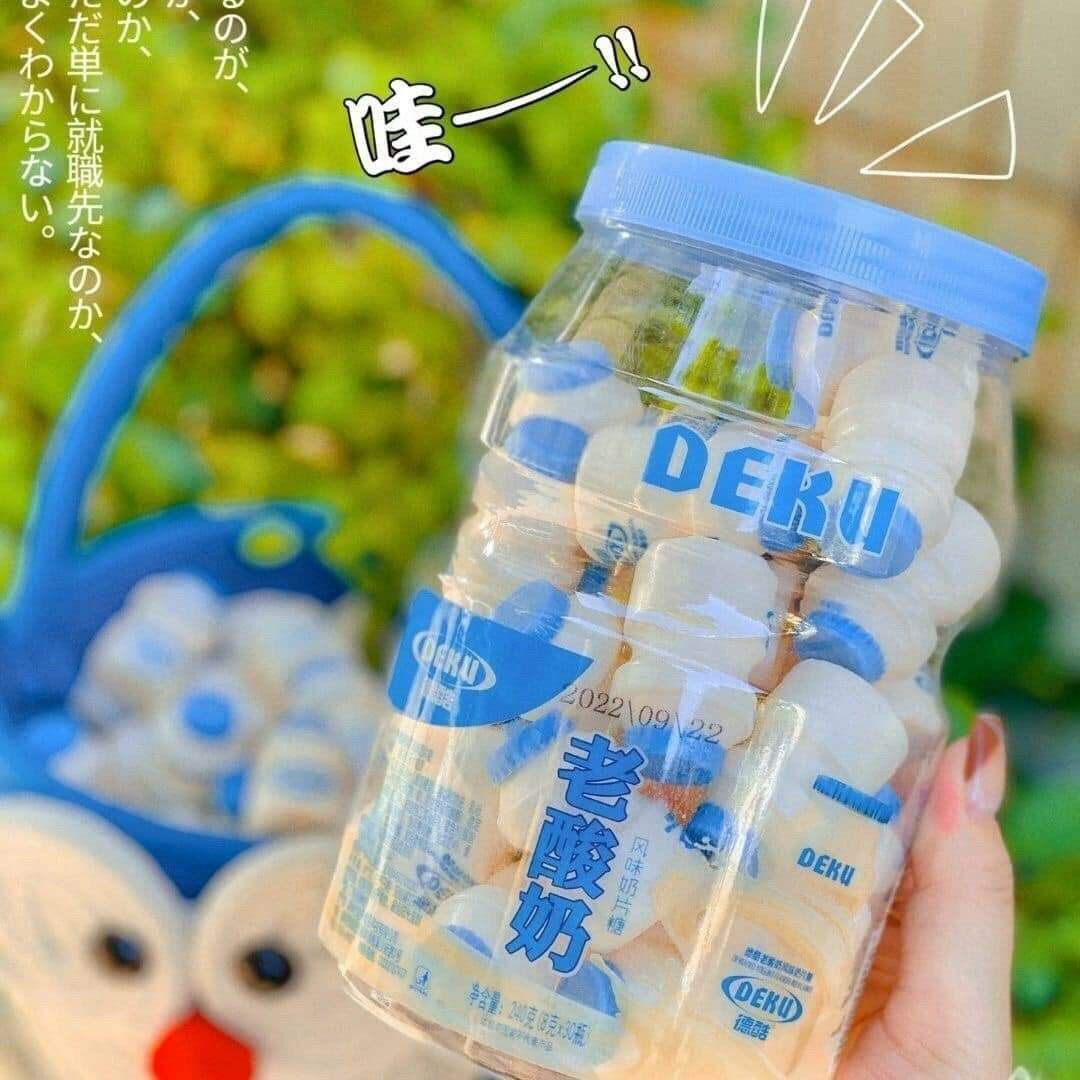 Kẹo viên nén sữa chua khô Deku 5k/ 2 lọ nhỏ