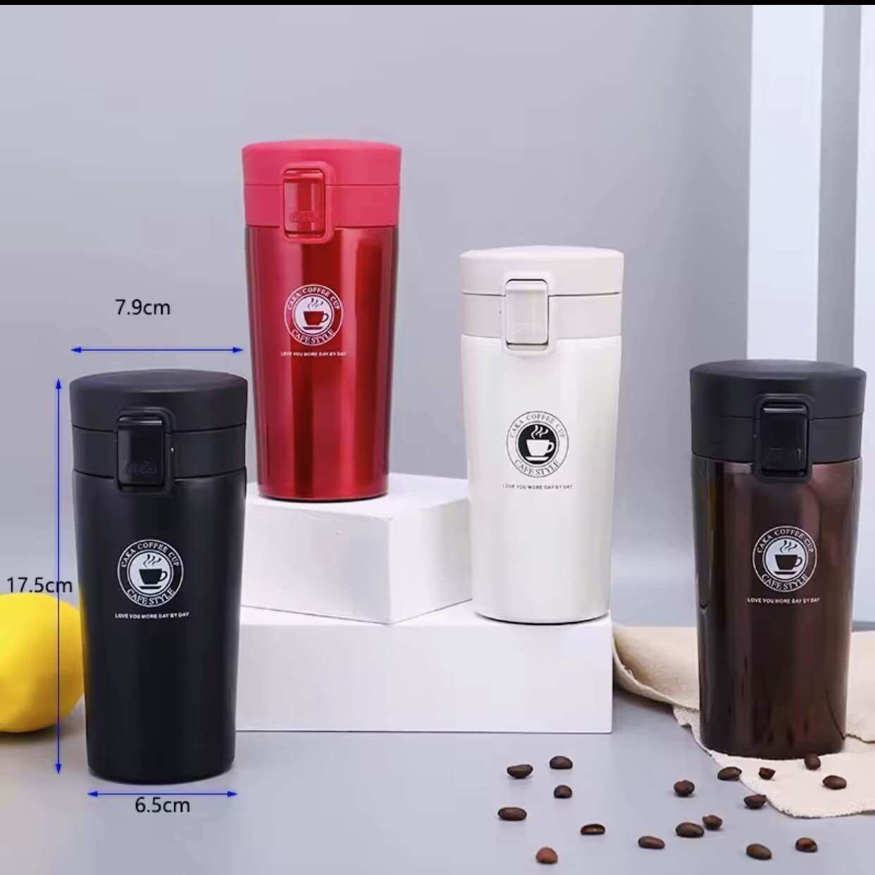 Ly giữ nhiệt cao cấp có nắp 380ml