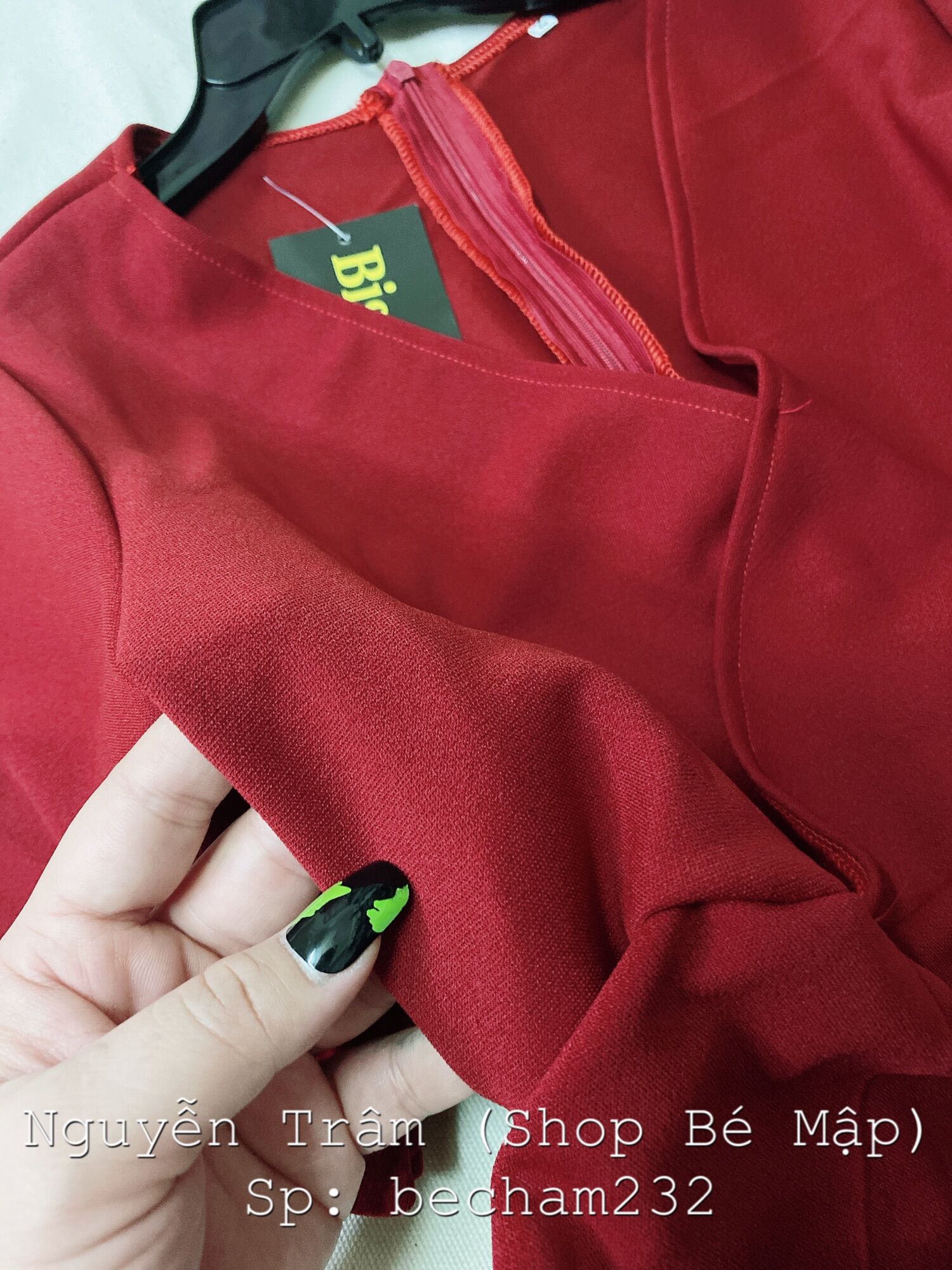 Đầm Body Đắp Chéo Rút Dây BigSize 65-85Kg [Hình Thật Chính Chủ]