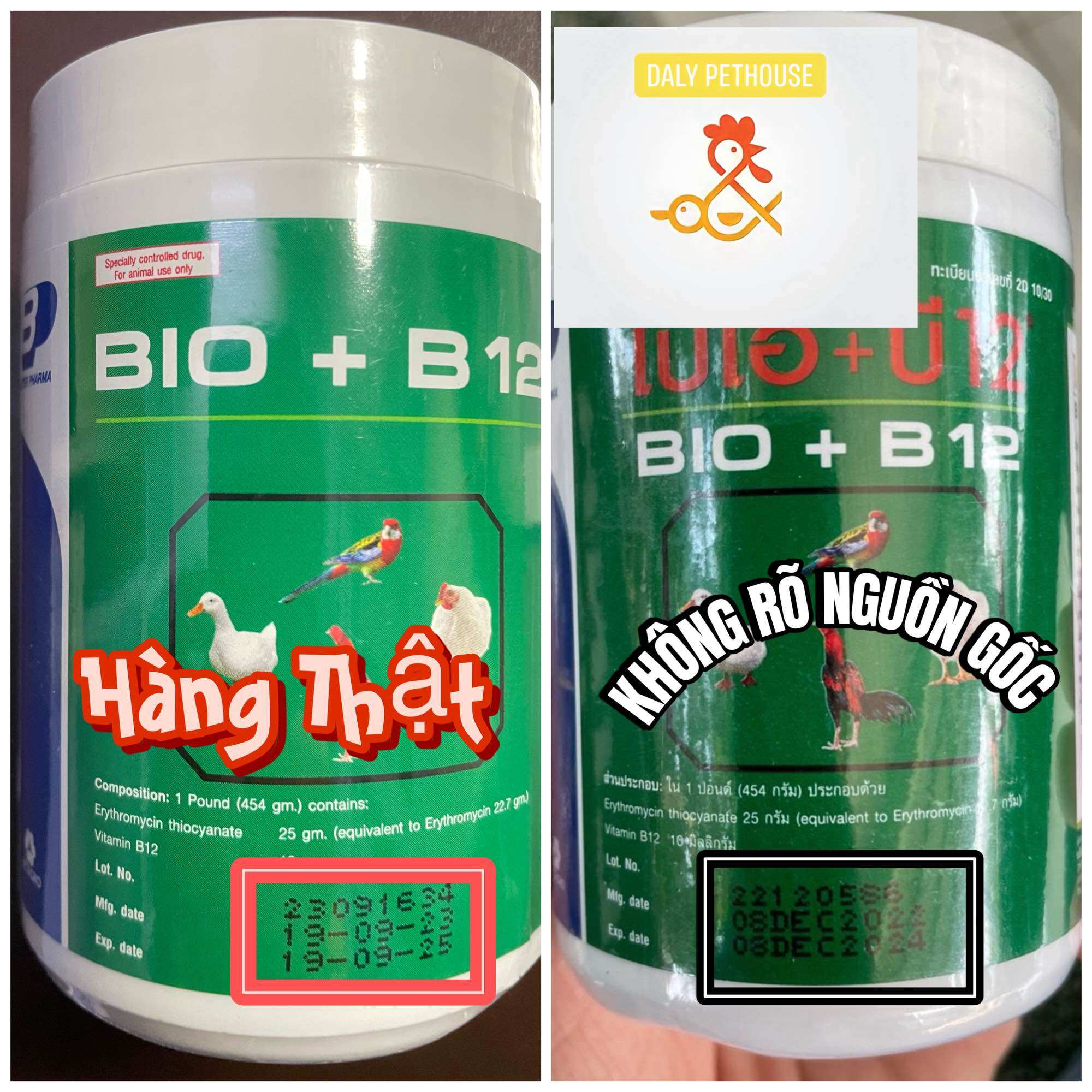 Bio B12 150gr úm gà đá chim