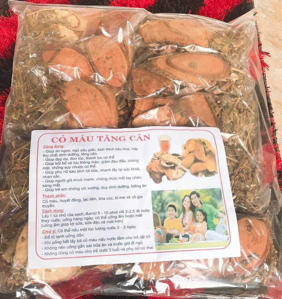 Cỏ máu tăng kg bổ máu 70k 1 kg