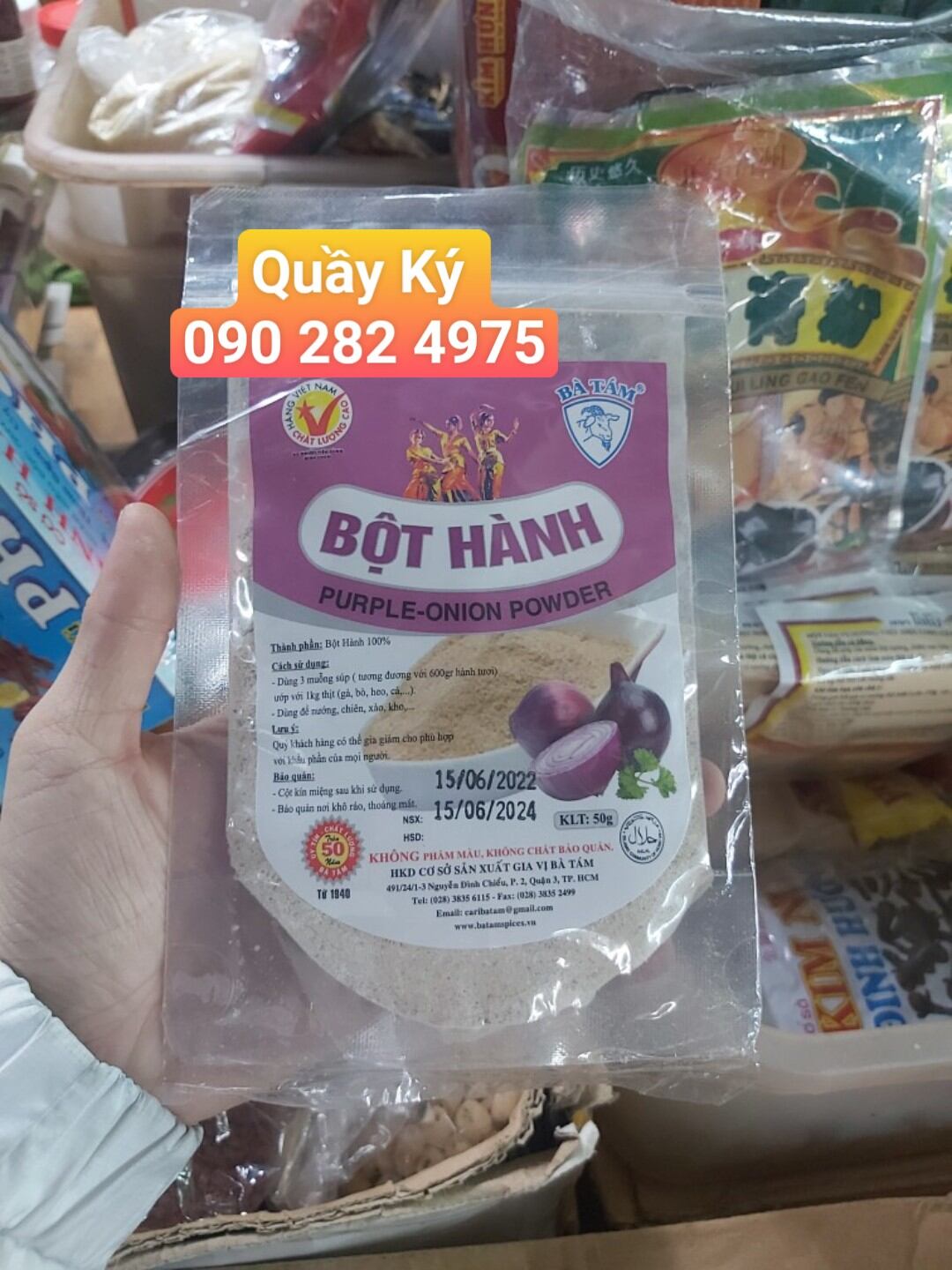Bột hành bà Tám 50gr