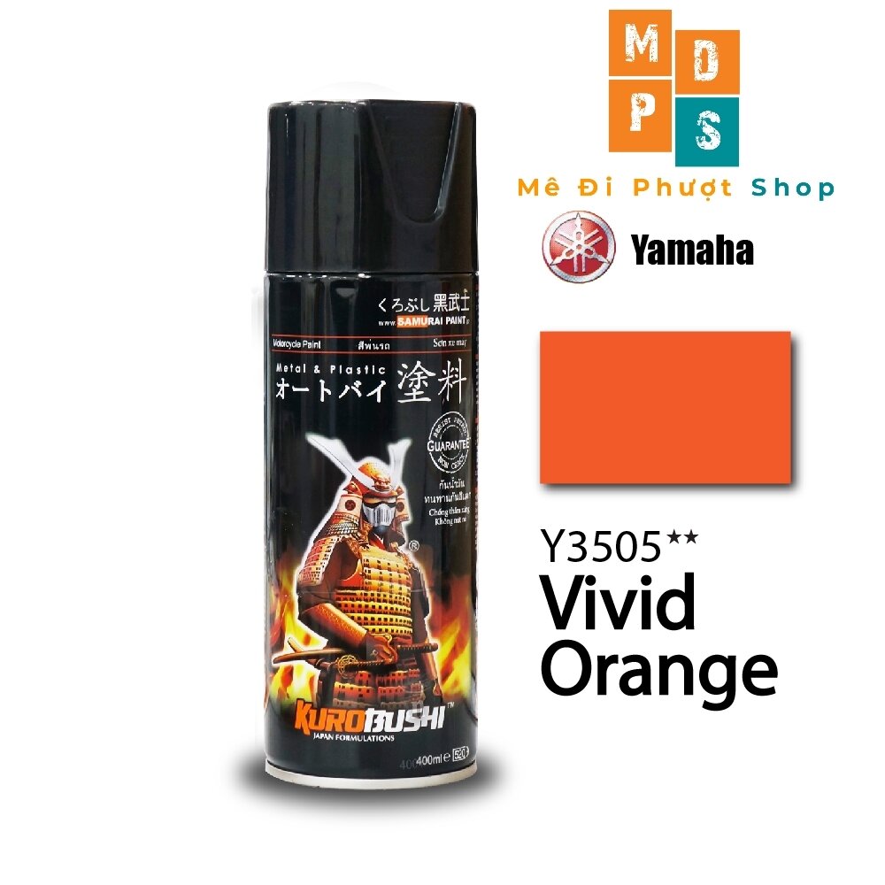 _ y3505 _ chai sơn sịt màu cam rực yamaha _ sơn sịt samurai chính hãng _ y3505**