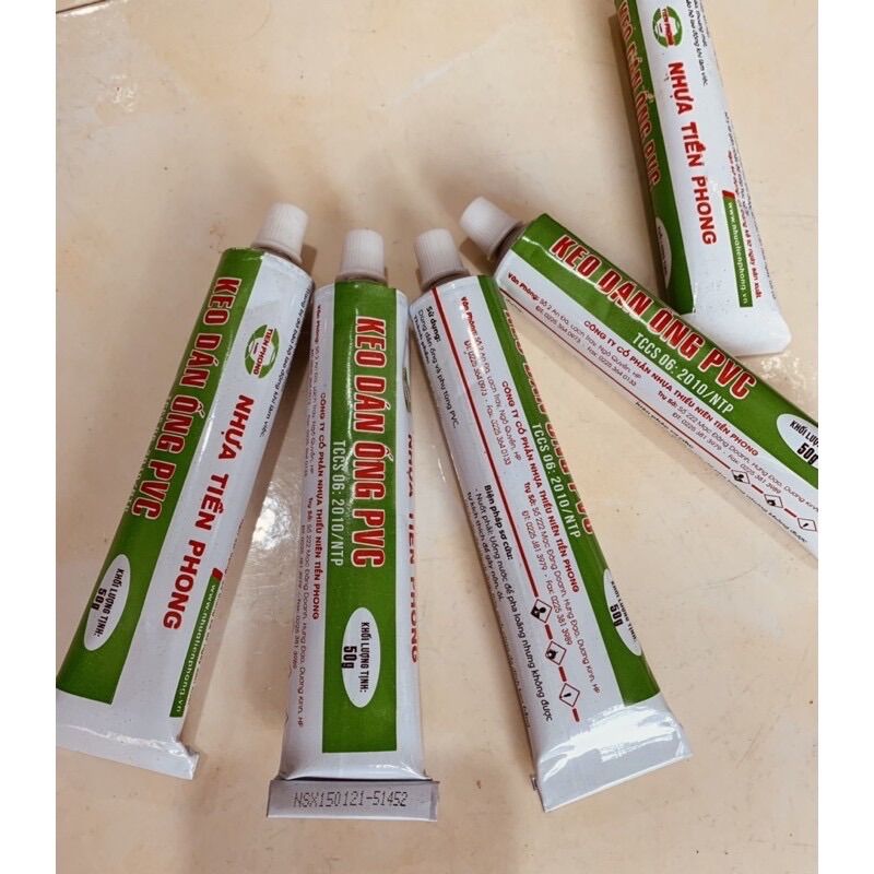 Keo gắn ống nhựa Tiền Phong 50gram