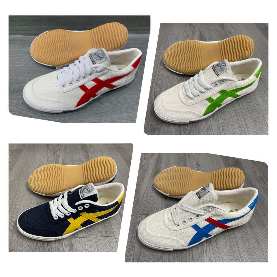 Giày Bata siêu phủi Warrior New Trắng Đỏ Chính Hãng (tặng tất)