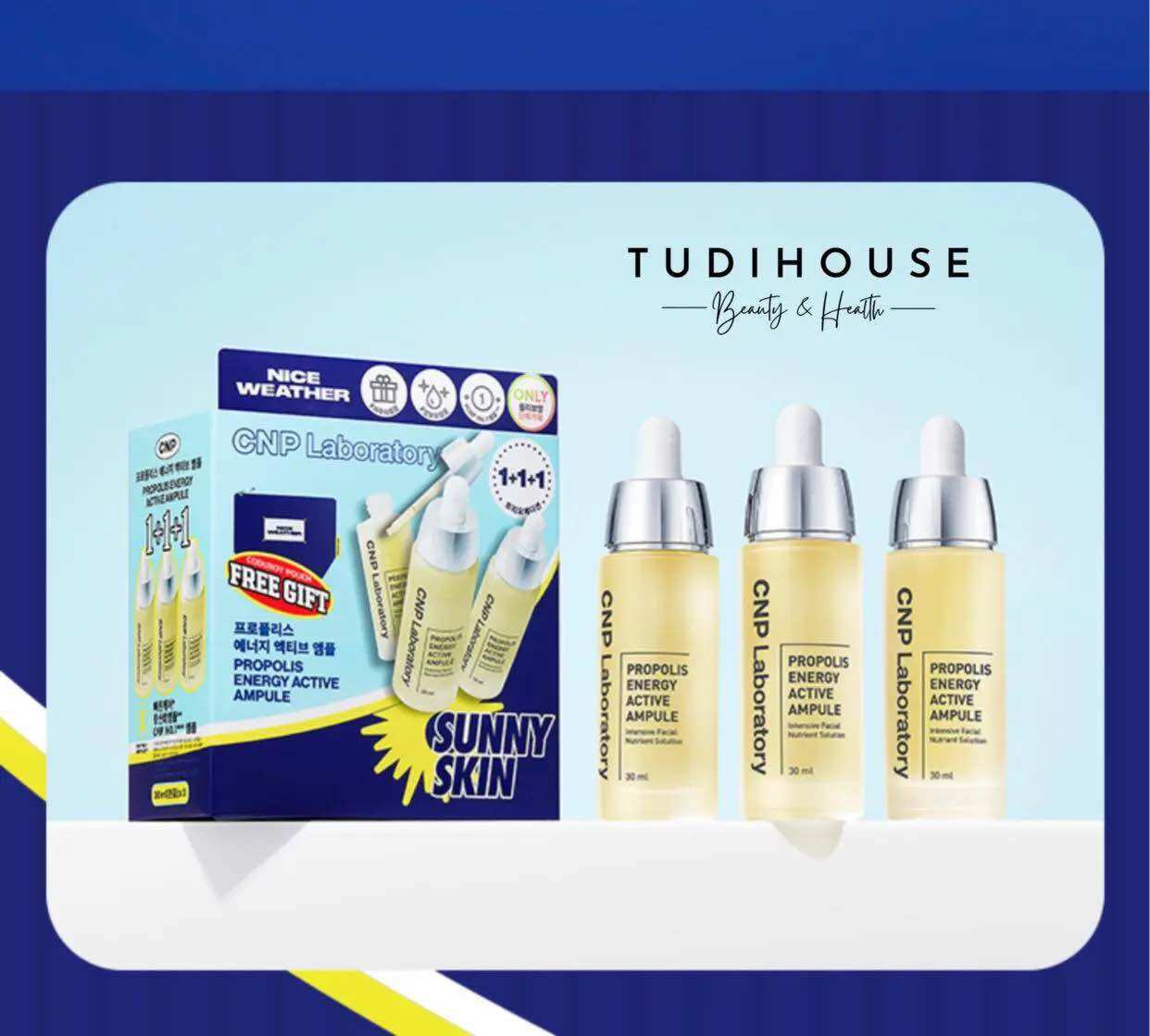 [ tách set 30ml ] Tinh chất keo ong CNP Laboratory Propolis Energy Ampule
