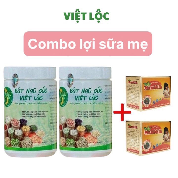 Ngũ cốc lợi sữa và cốm mummilk🧡chính hãng🧡
