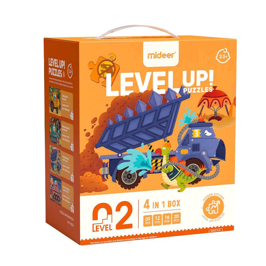 Ghép hình Level Up Puzzle Mideer - Level 2: Dinosaur Project
