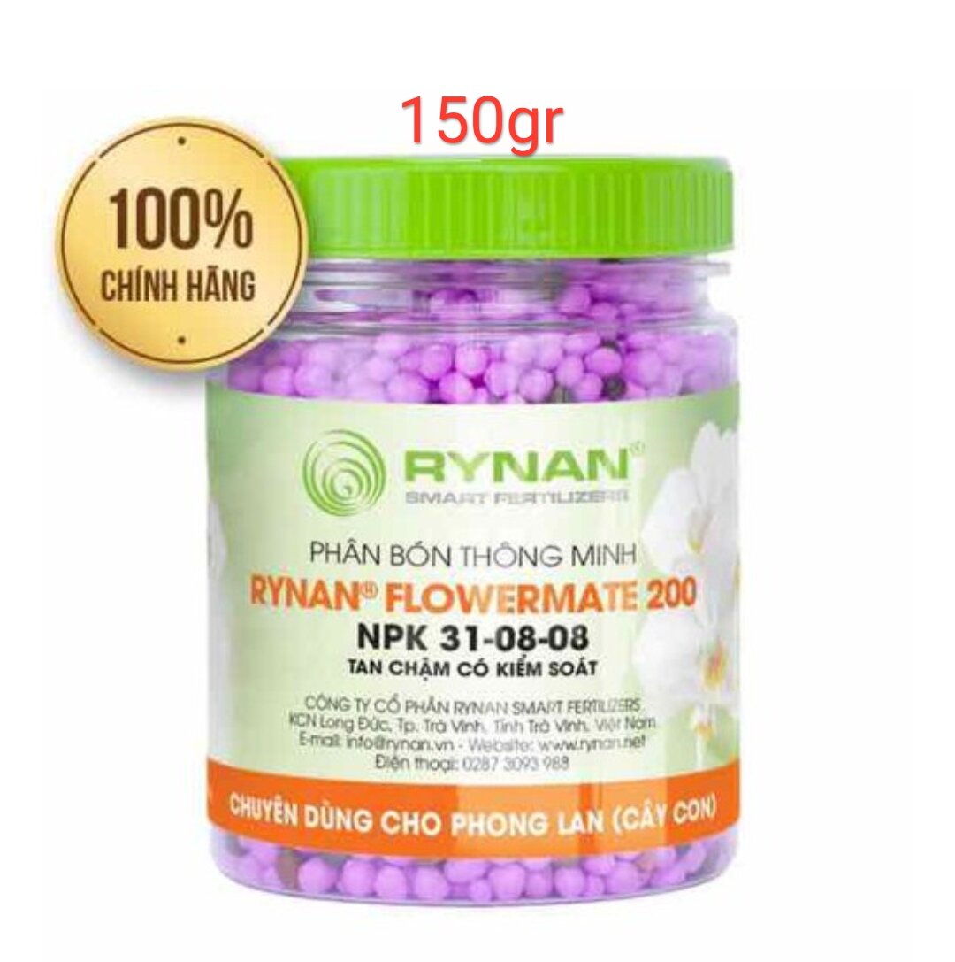 Phân Thông Minh RYNAN NPK 31-08-08 Tốt lá cho cây con, tan chậm 3 tháng