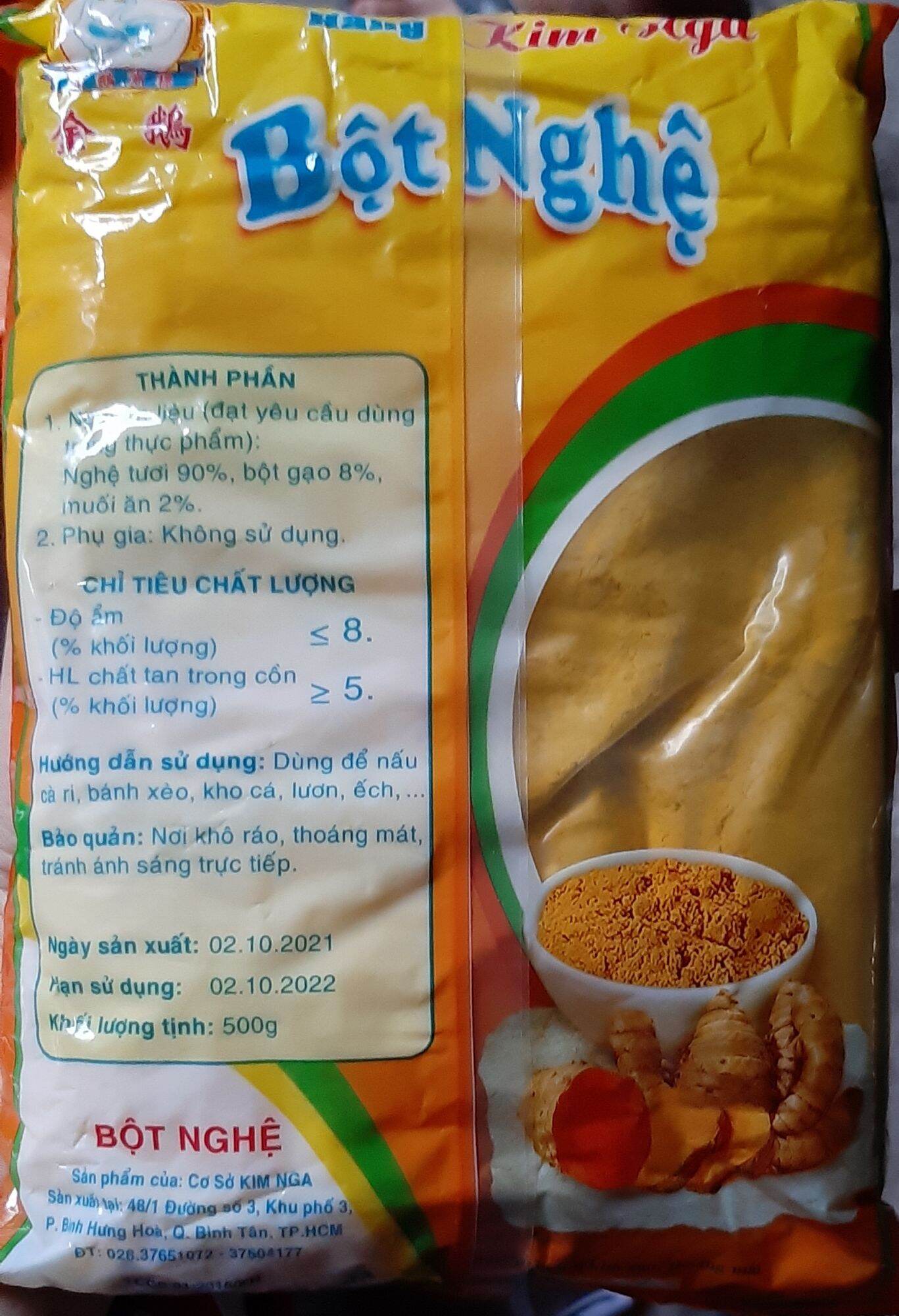 Bột Nghệ  KIM NGA