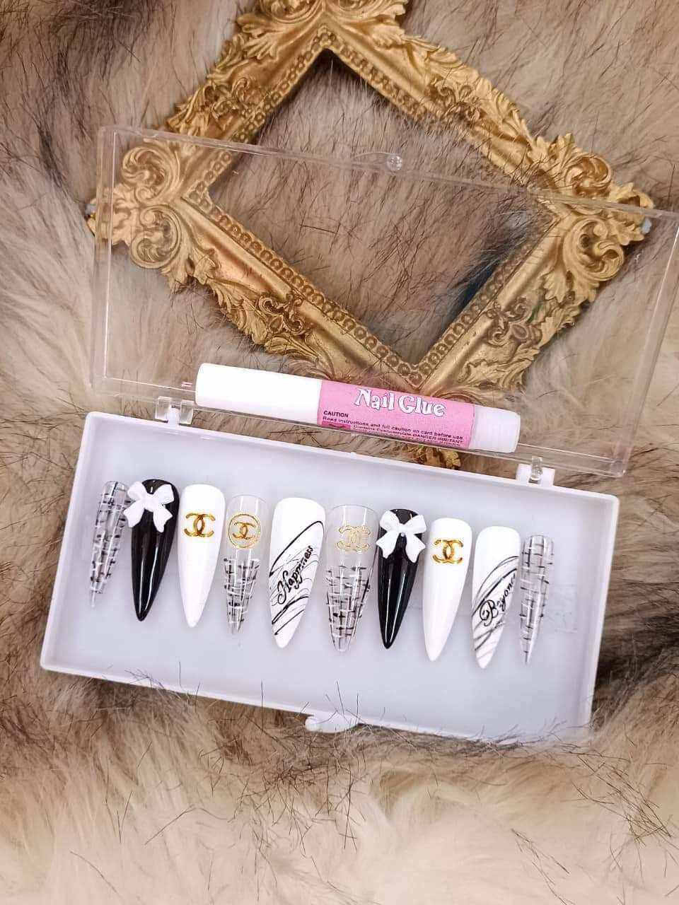 nail box thiết kế #móng úp giả