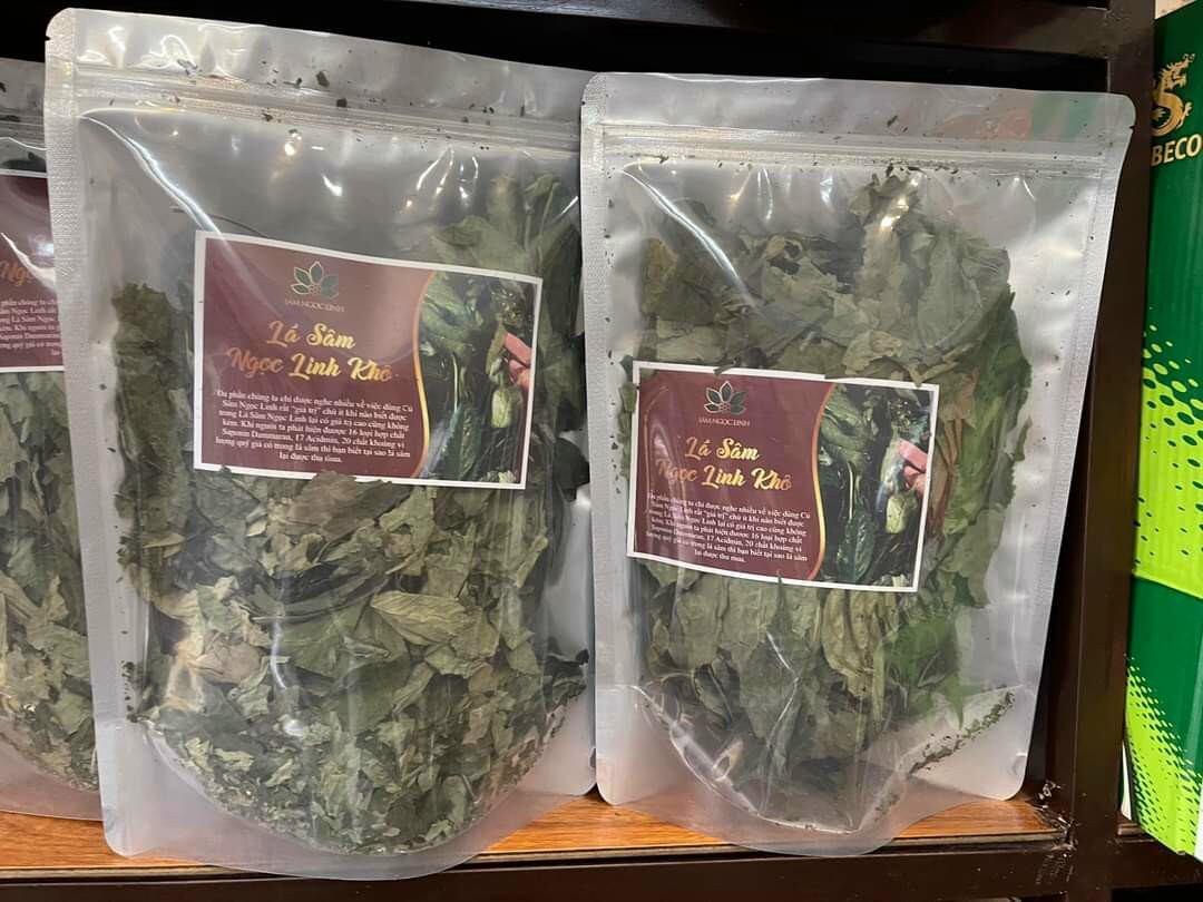 Lá sâm ngọc Linh khô 100gram