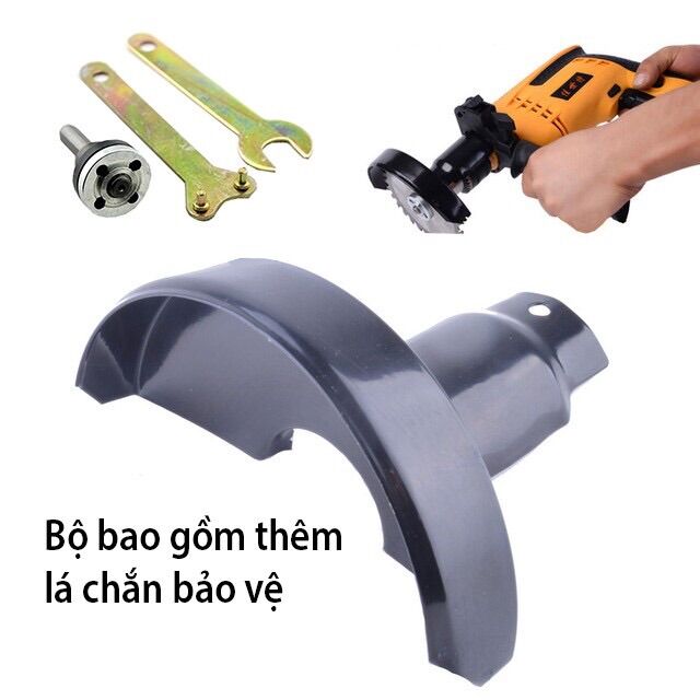 Trục 10mm Trục chuyển đổi máy khoan thành máy cắt đa năng có lá chắn