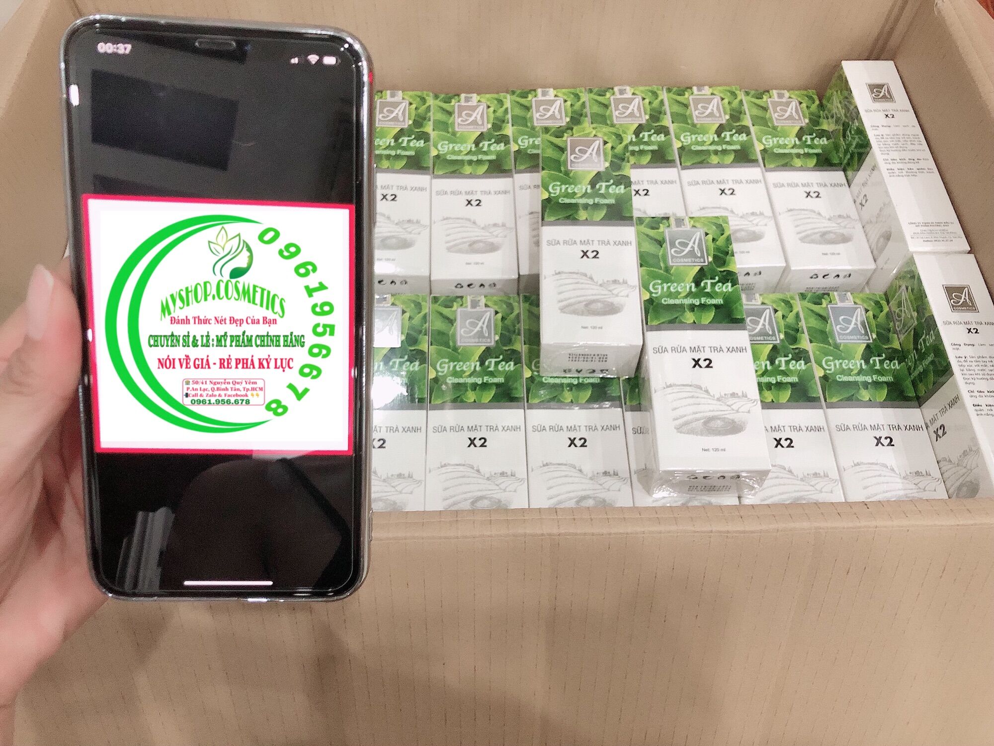 [HCM]SỮA RỬA MẶT TRÀ XANH X2