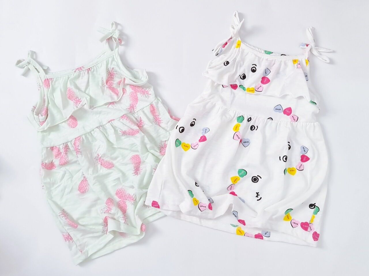 Váy 2 dây thắt nơ bé gái Jumping Beans