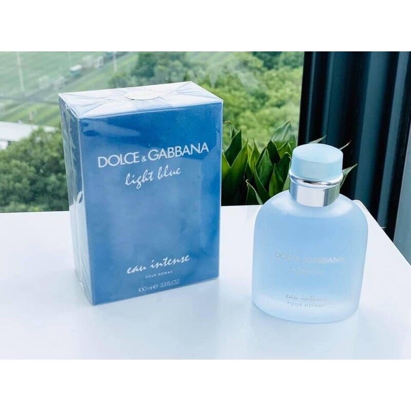 Nước hoa nam Dolce & Gabbana Light Blue Eau Intense Pour Homme EDP 100ml -  MixASale