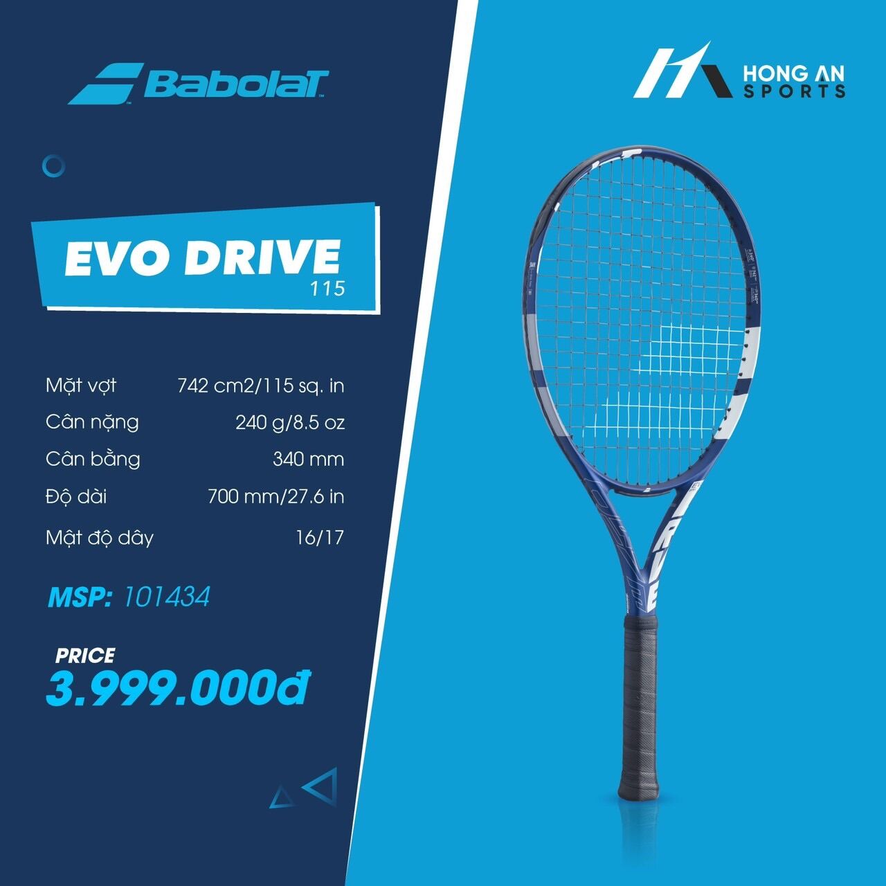 Vợt tennis Babolat trợ lực mới nhất