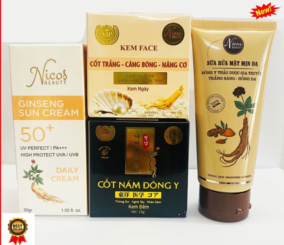 (MẪU MỚI) Cốt Nám Đông Y Nicos (Chính Hãng 100%)- Thanh Nhi (tặng sửa rữa mạt) ừ