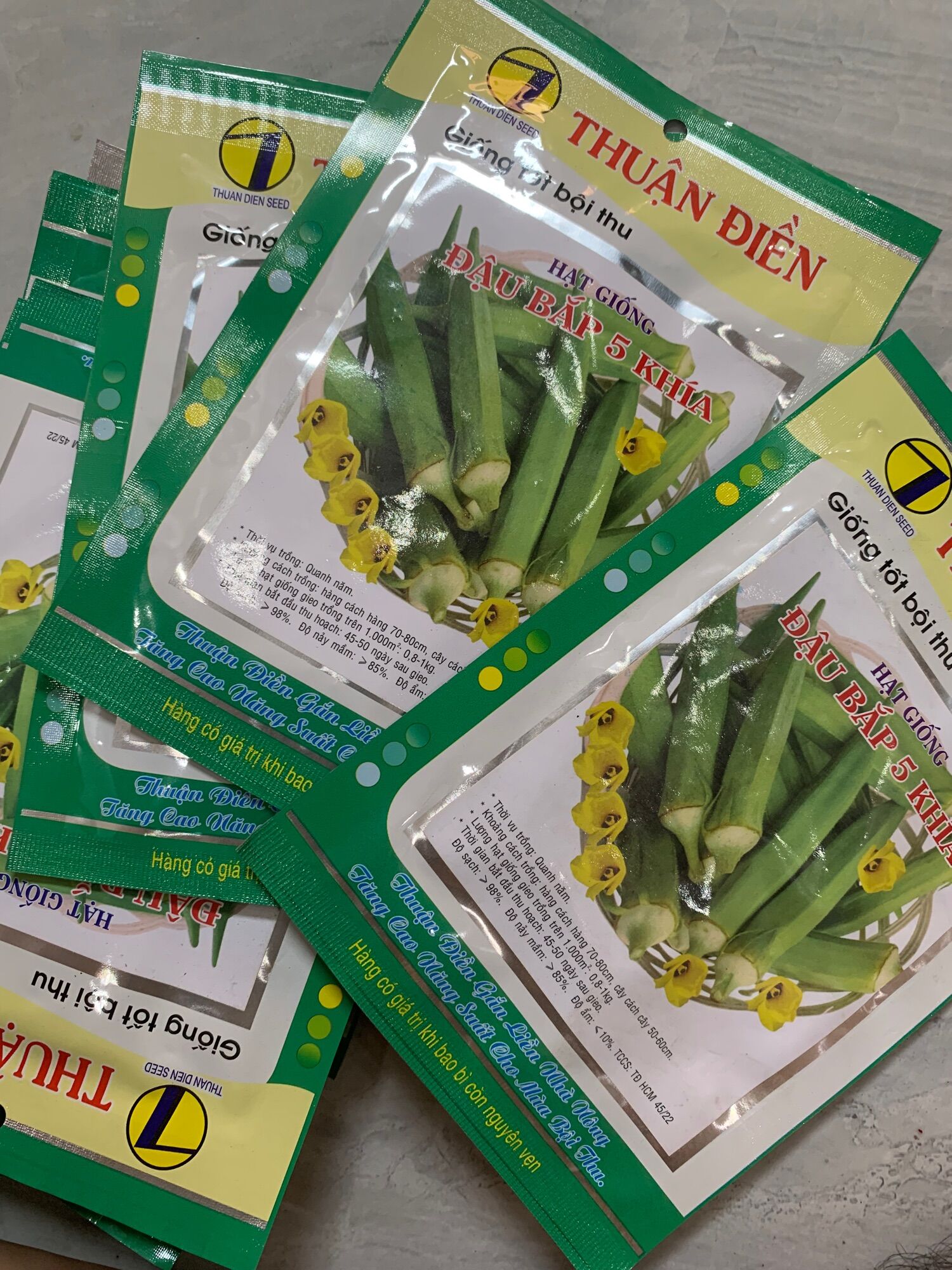 Hạt Giống Đậu Bắp 5 Khía gói 20g