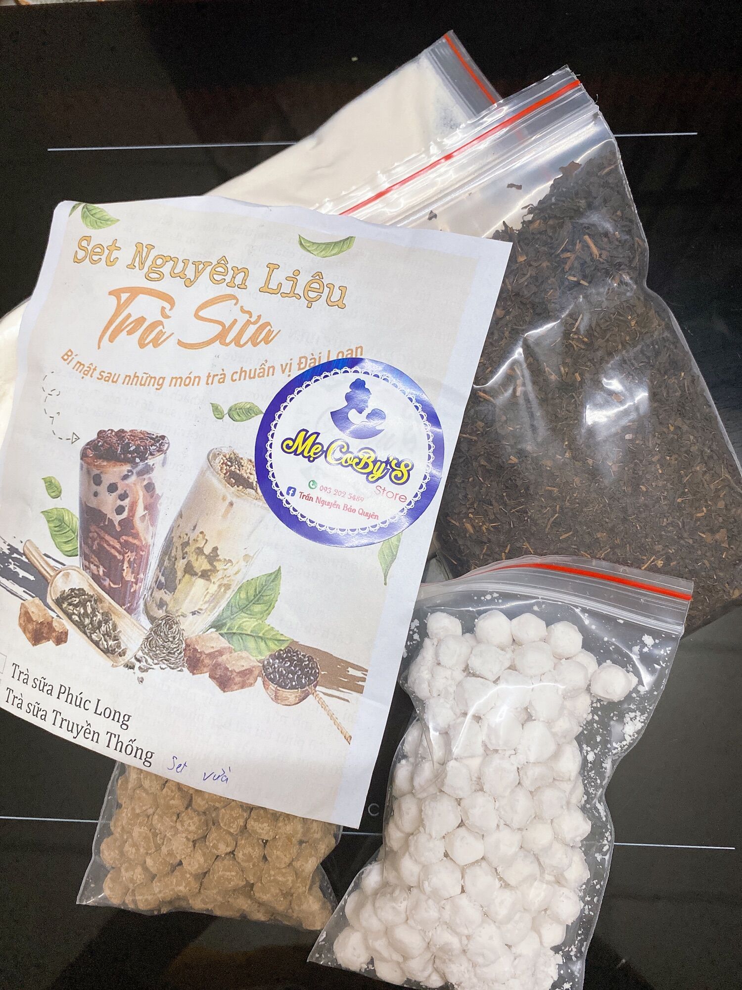 Set trà sữa truyền thống