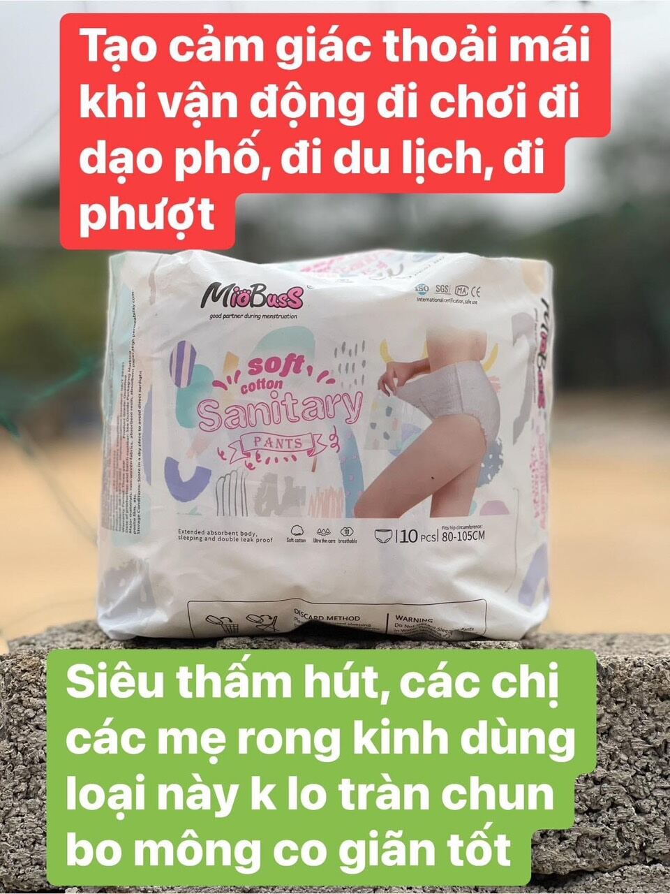 Băng vệ sinh dạng quần phụ nữ Miobuss