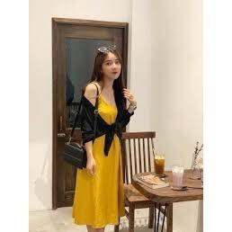 Đầm Suông-Váy Suông Cami 2 Dây Đũi lụa