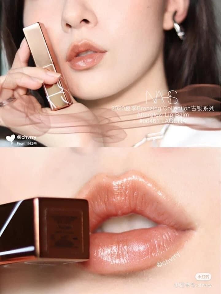 Set phấn tạo khối+son dưỡng mini Nars
