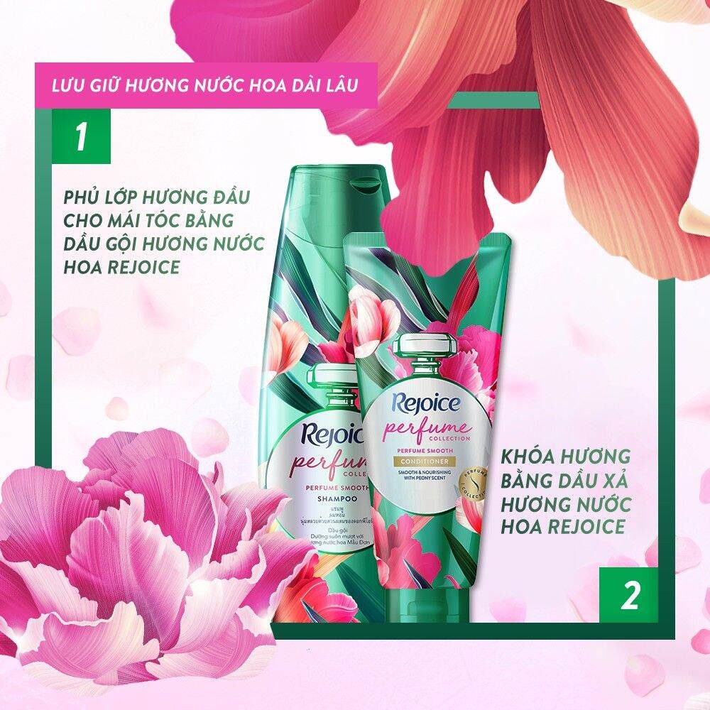 Dầu gội Rejoice hoa mẫu đơn