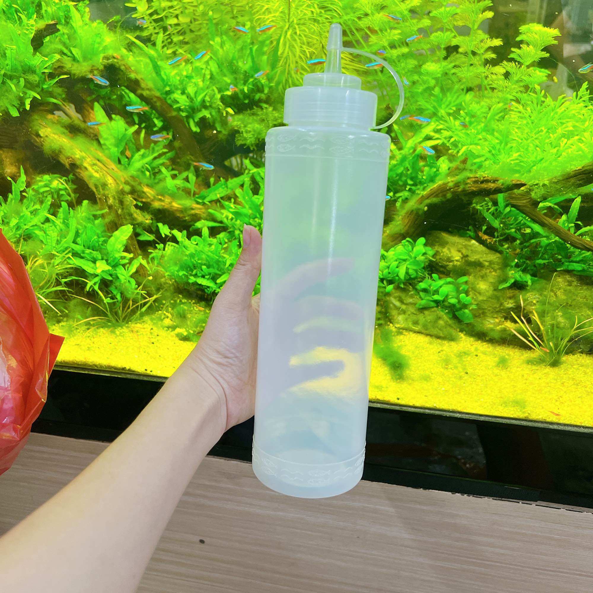 Bình bóp nhựa đựng Tương ớt, Tương cà, Sữa đặc có đầu nhọn