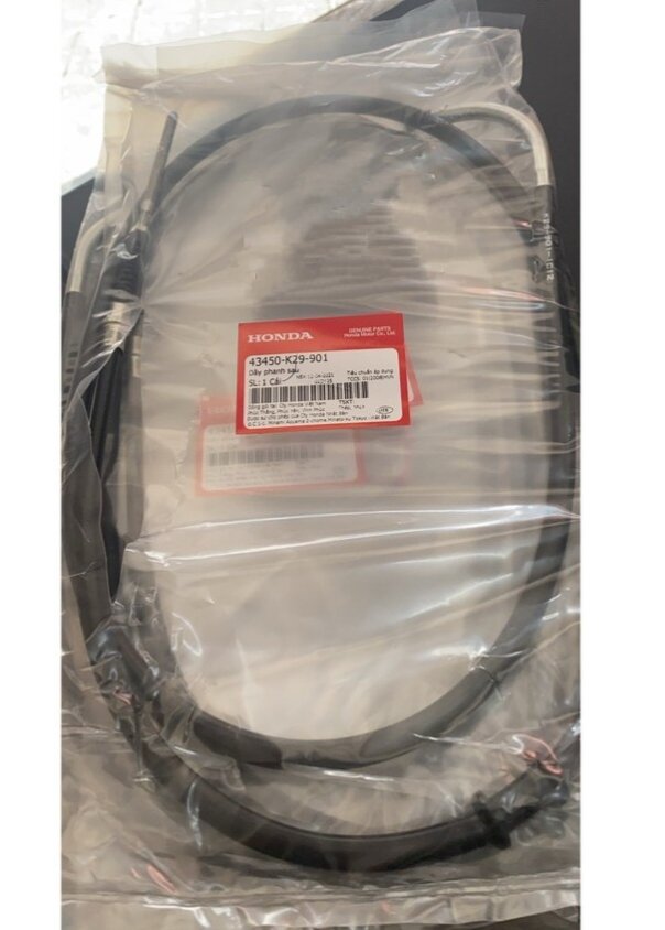 (CHÍNH HÃNG) Dây thắng sau Honda Sh Mode 125 ( ko ABS )