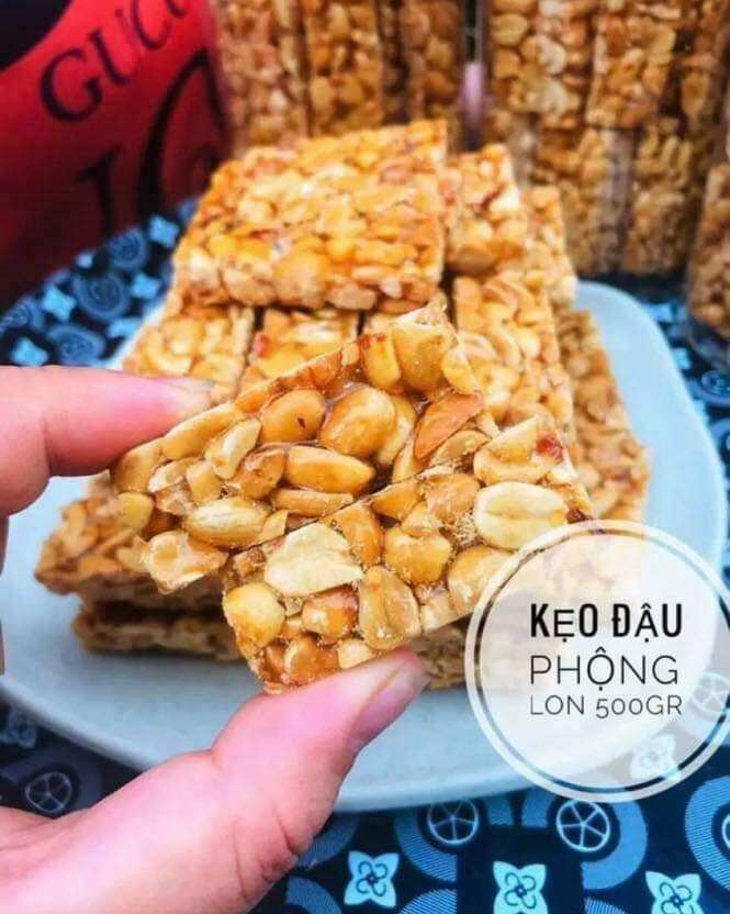 Kẹo đậu phộng Kim Chi ( thèo lèo truyền thống) 500g
