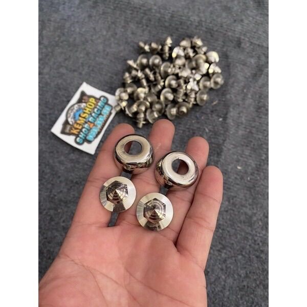 Ốc Chân Gương inox Wave Nhỏ, Wave Zx