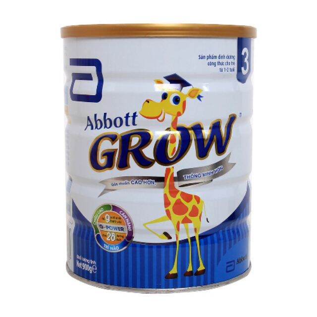 Sữa bột abbott grow 3 900