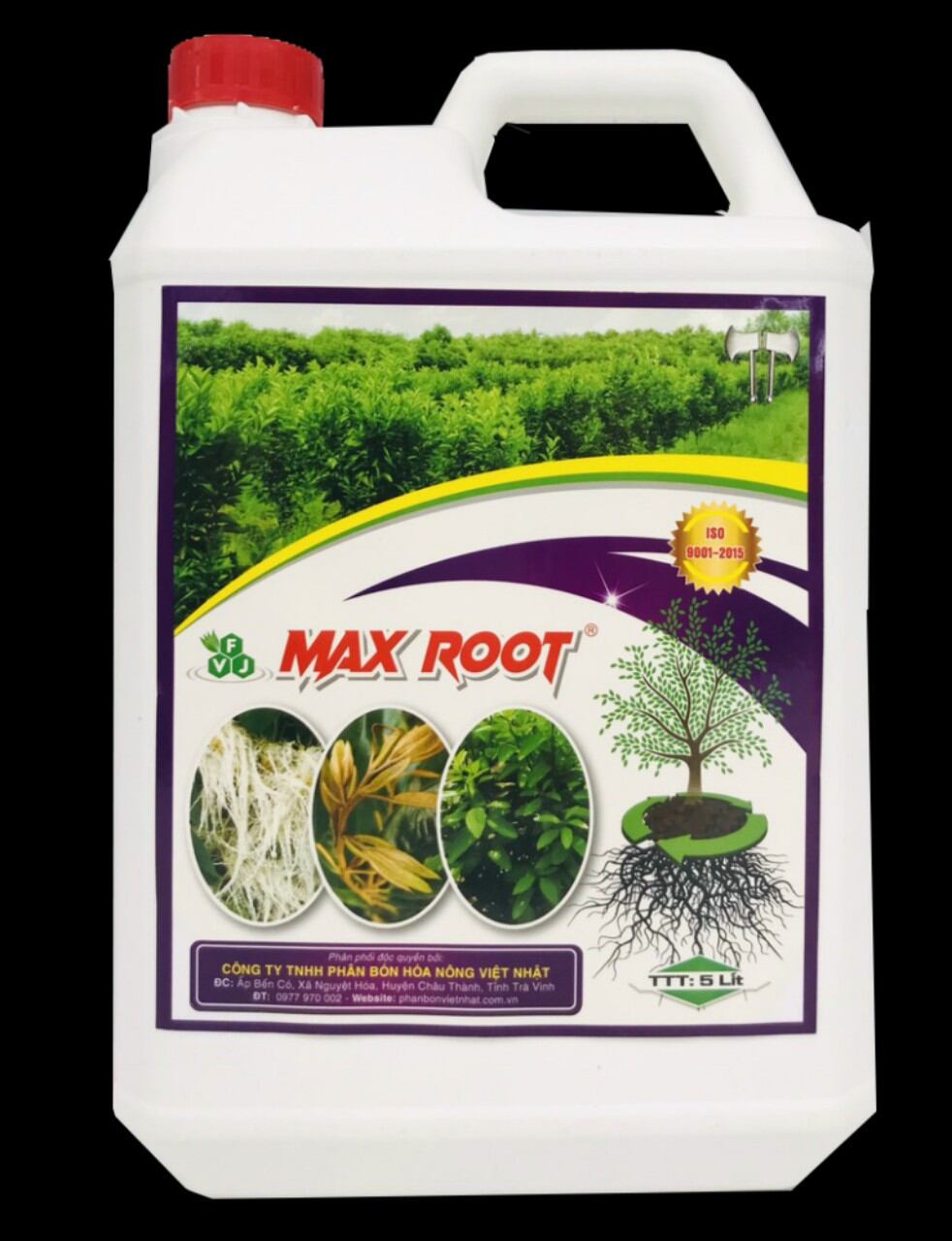 Phân bón max root - chuyên dưỡng rễ, thân, lá. can 5l