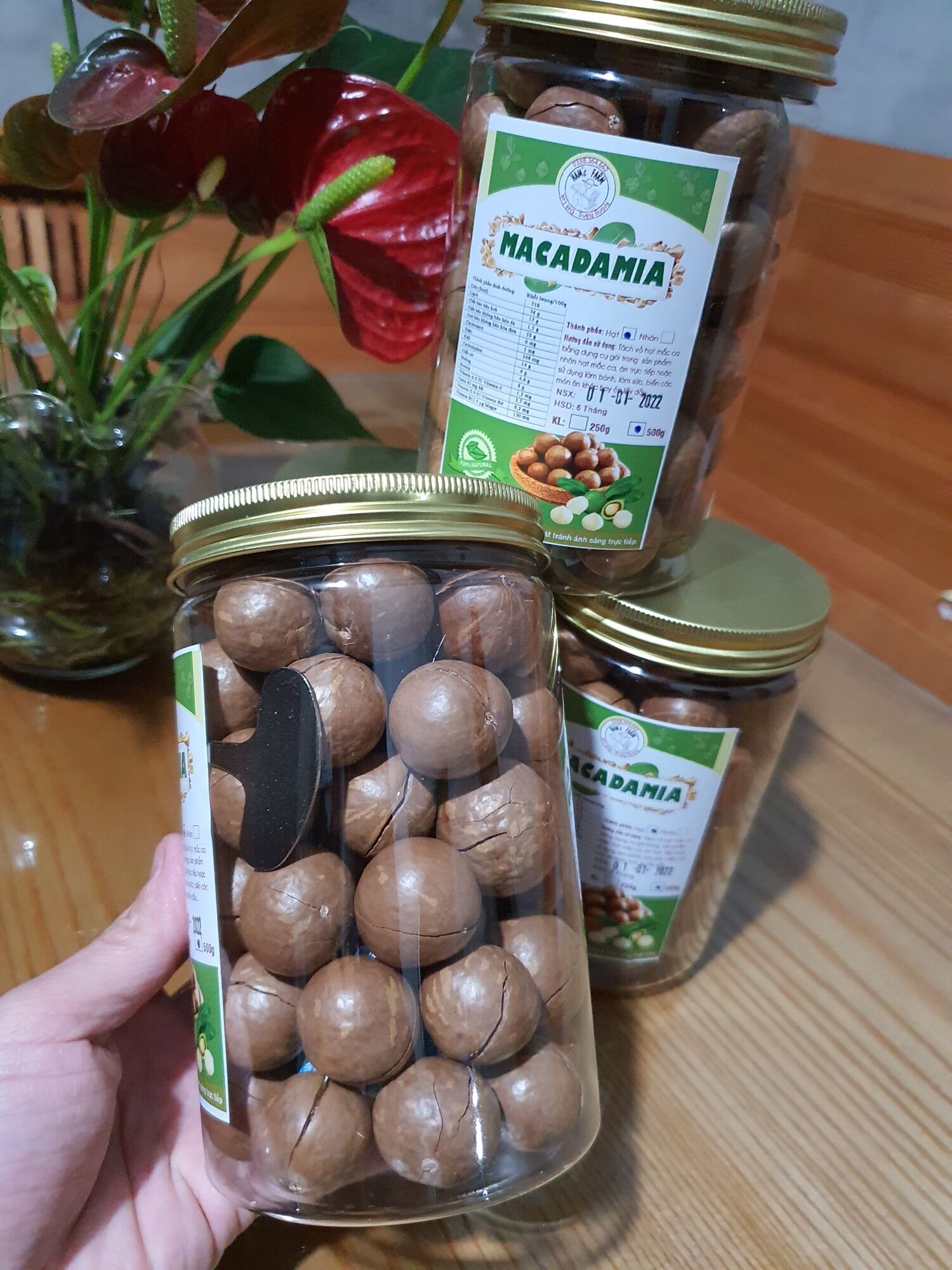 [Size Trung] Hạt macca sấy lạnhĐăk lăk 500gr