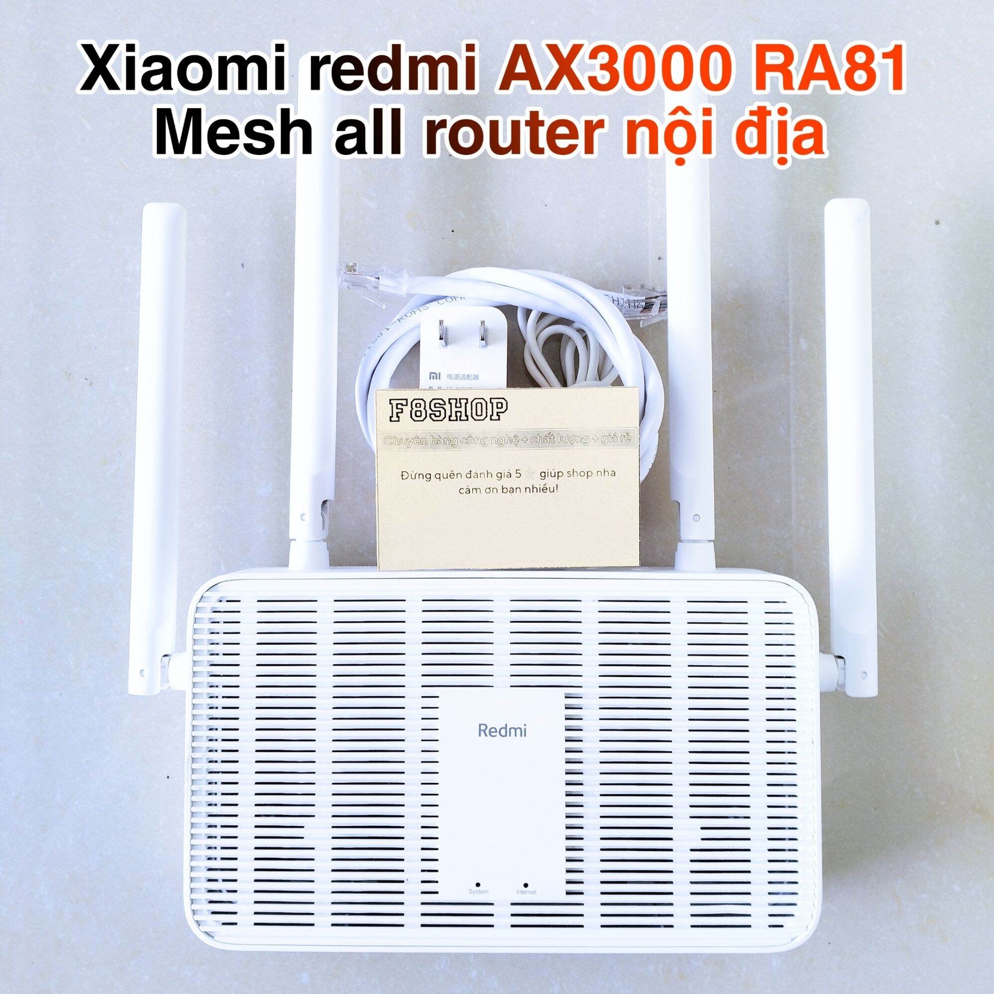 Bộ phát Wifi Xiaomi Redmi AX5 AX1800 AX3000 RA81 CR8806 CR8808 CR8809 Wifi 6 AX3000 Mesh Gigabit Rou