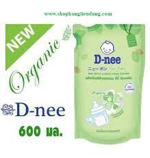 Combo 3 túi nước rửa bình sữa D-Nee 600ml