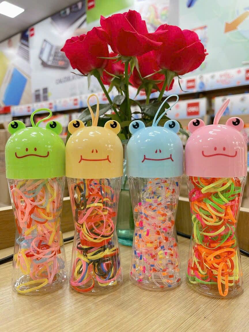 Hũ thun cột tóc nắp cute