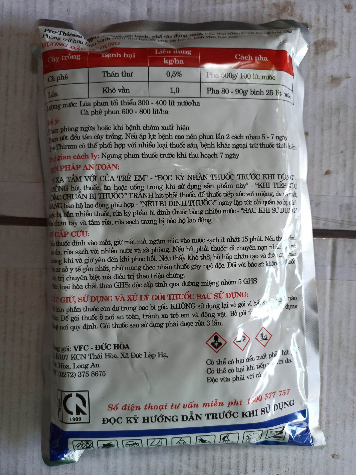 thuốc trừ bệnh Pro-thiram