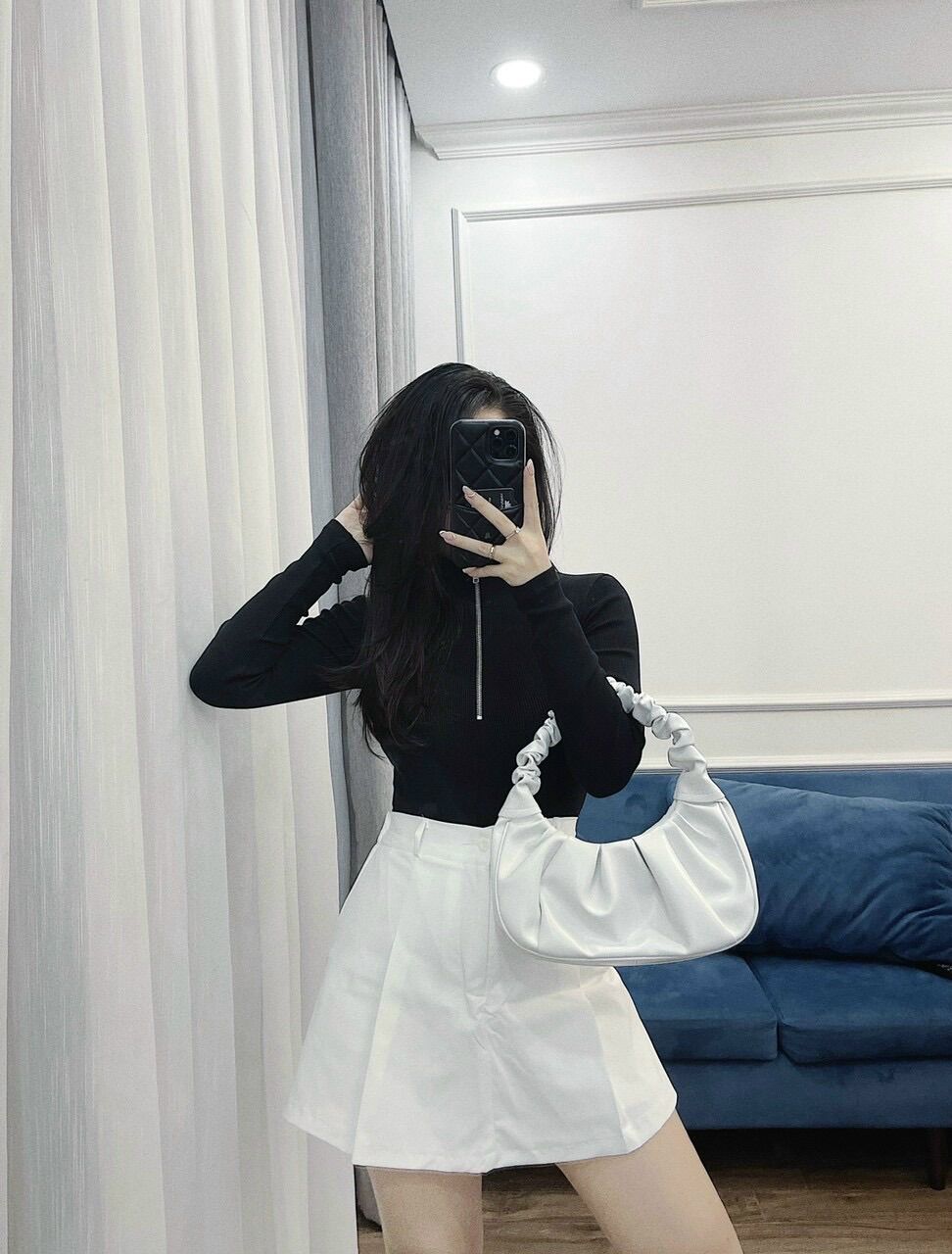 Chân váy Quần váy kaki lưng thun