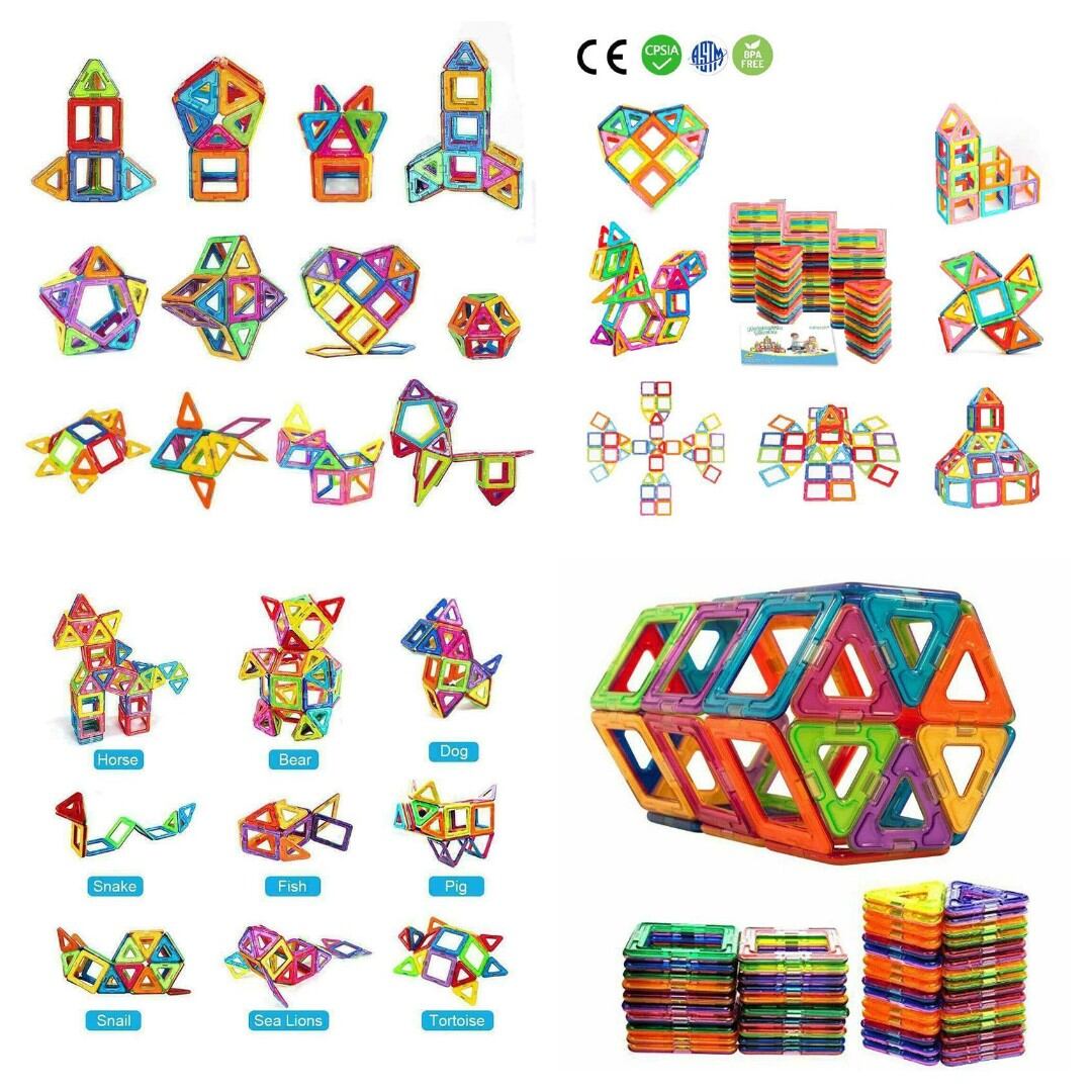 Đồ chơi xếp hình lắp ghép nam châm 40 chi tiết