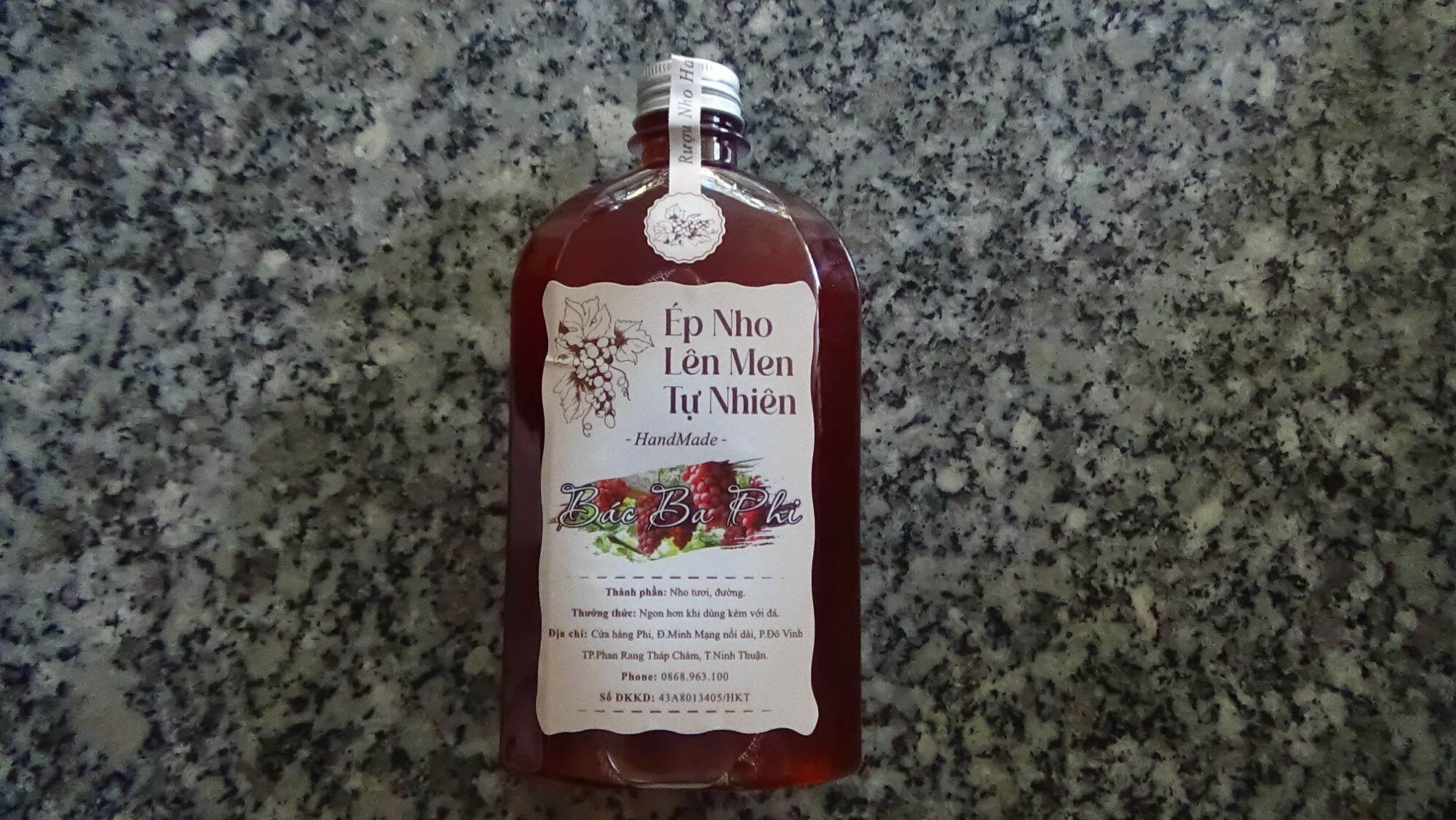 NƯỚC ÉP NHO LÊN MEN TỰ NHIÊN