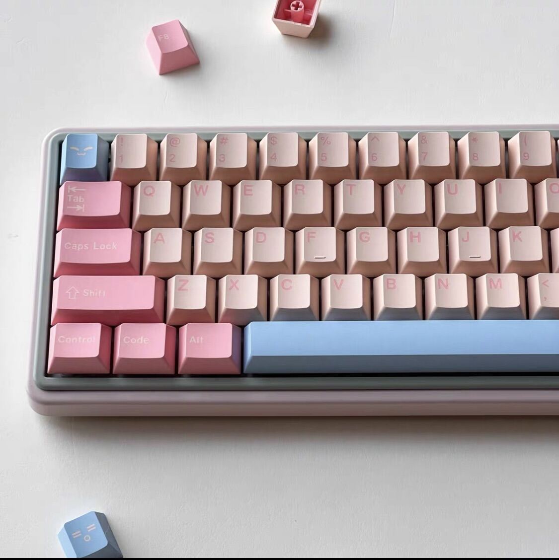 Keycap Aifei Velvet Cake Cherry Profile ABS 2 shot bàn phím cơ - Polabe Store