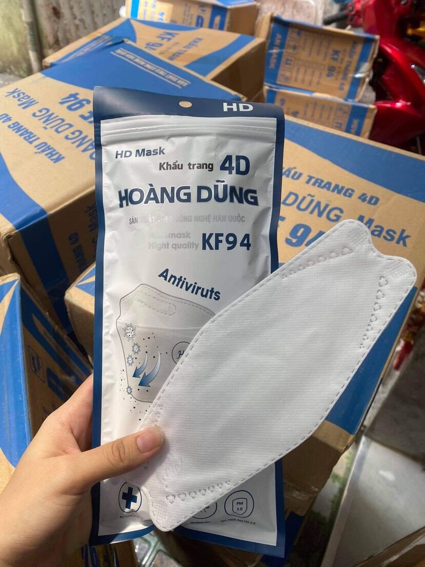 10 chiếc khẩu trang y tế 4d kf94