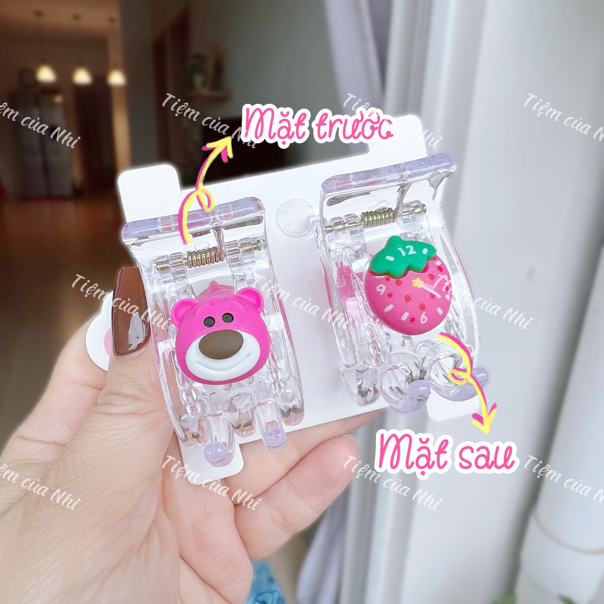 KẸP CÀNG CUA 5 RĂNG GẤU DÂU LOTSO