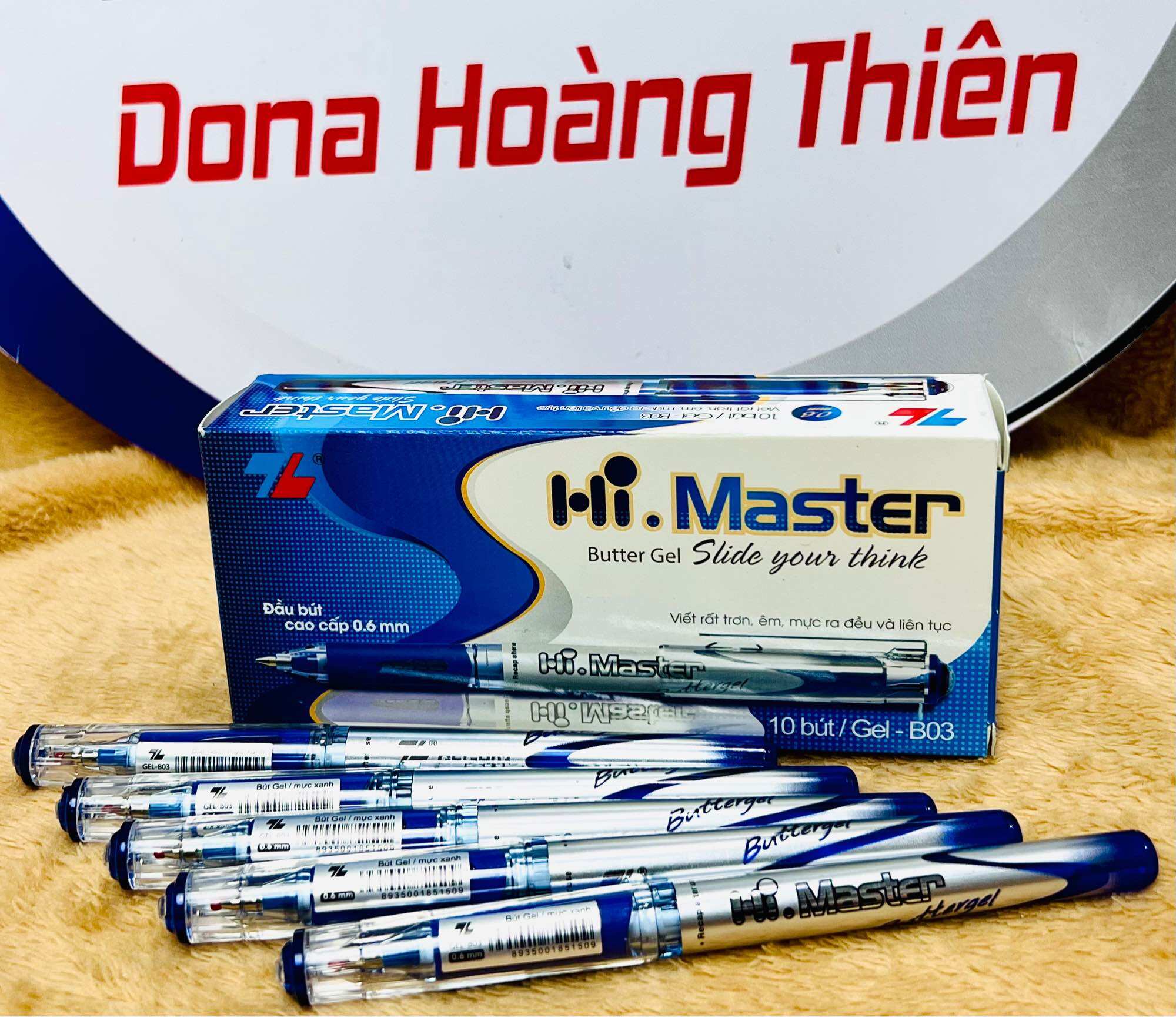Hộp 10 bút gel-b03 - hi master