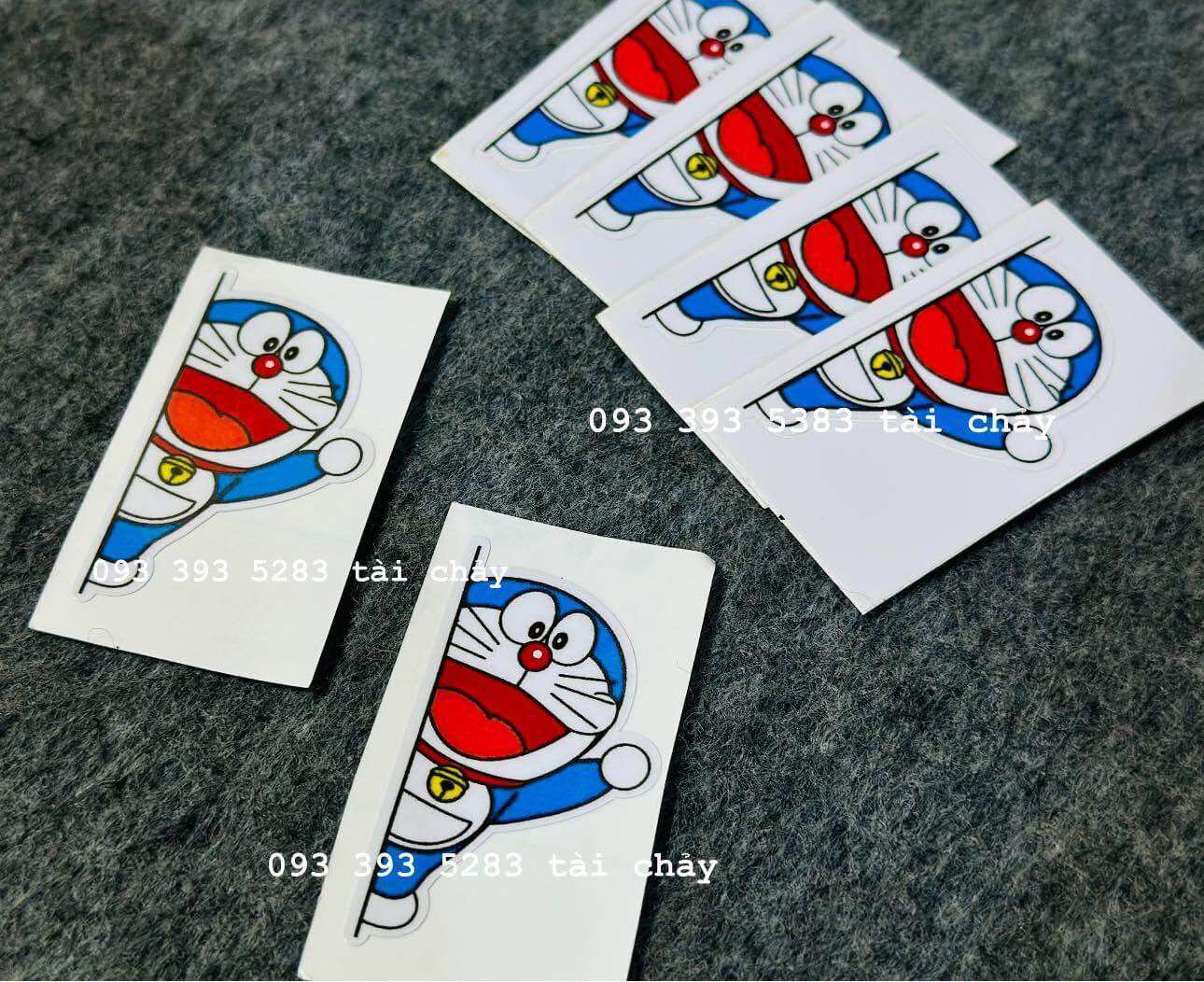 [ 1 MIẾNG ] TEM STICKER ĐÔREMON DÁN TRANG TRÍ XE VÀ NHIỀU VI TRÍ KHÁC