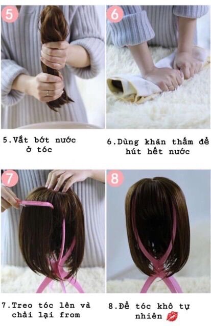 Combo lược và xịt dưỡng tóc giả ❇️