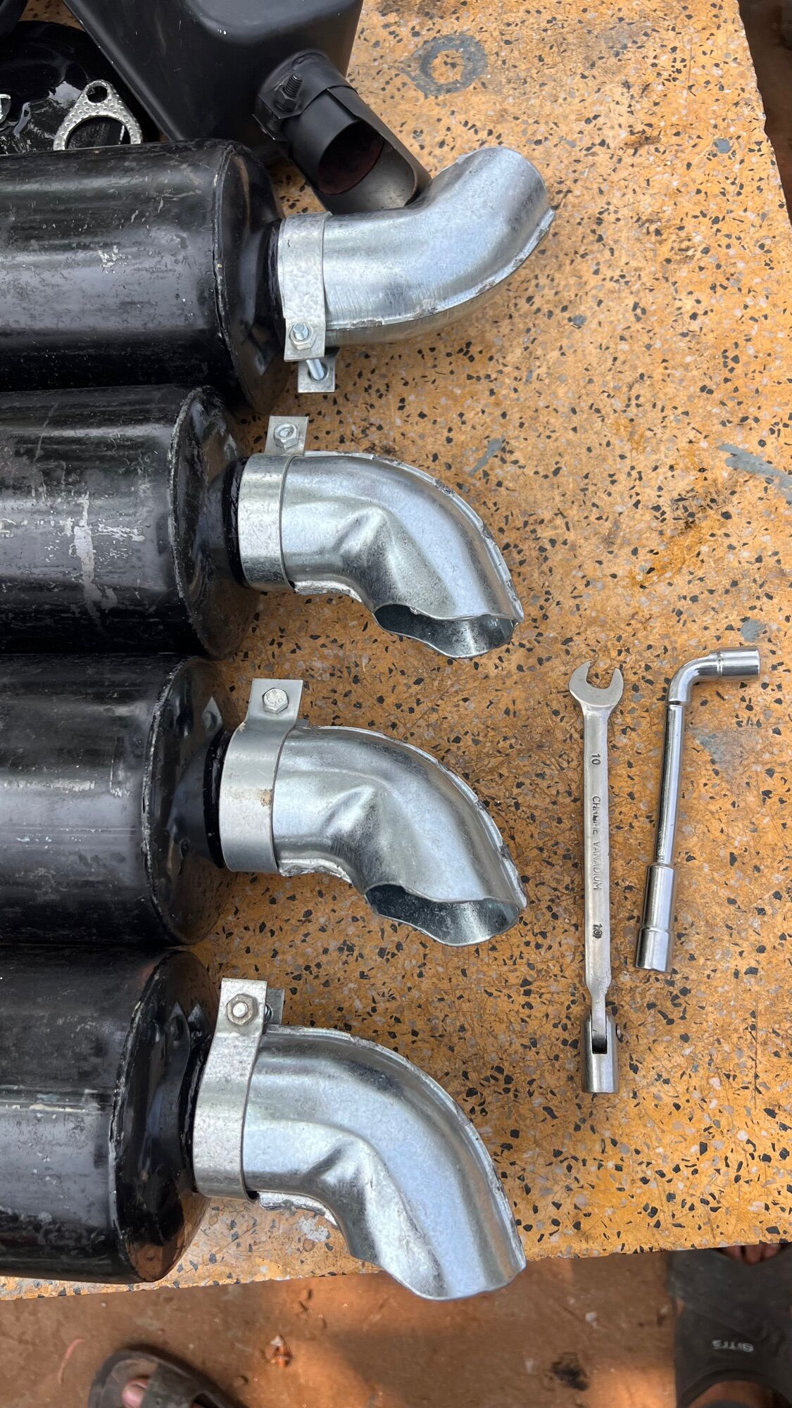 Bô giảm thanh D12,D15,D20,D24,D28,D30 họng sắt